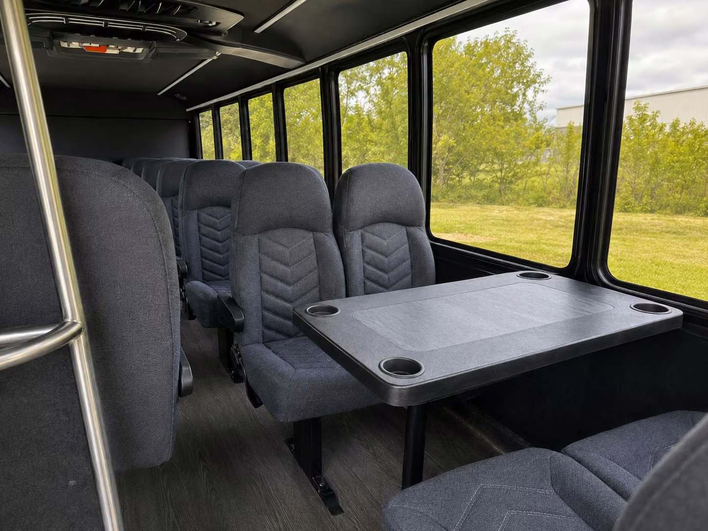 15 passenger minibus inside
