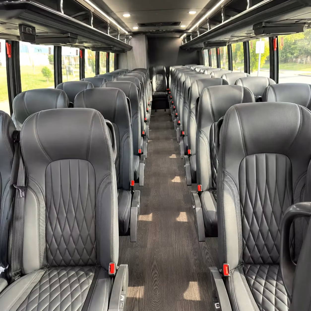 25 passenger minibus interior