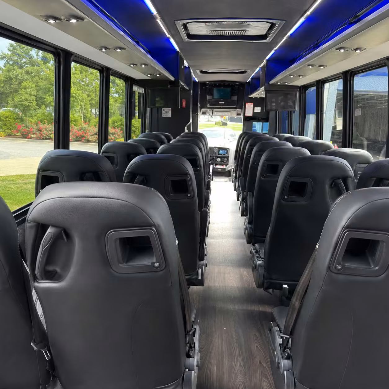 35 passenger minibus inside