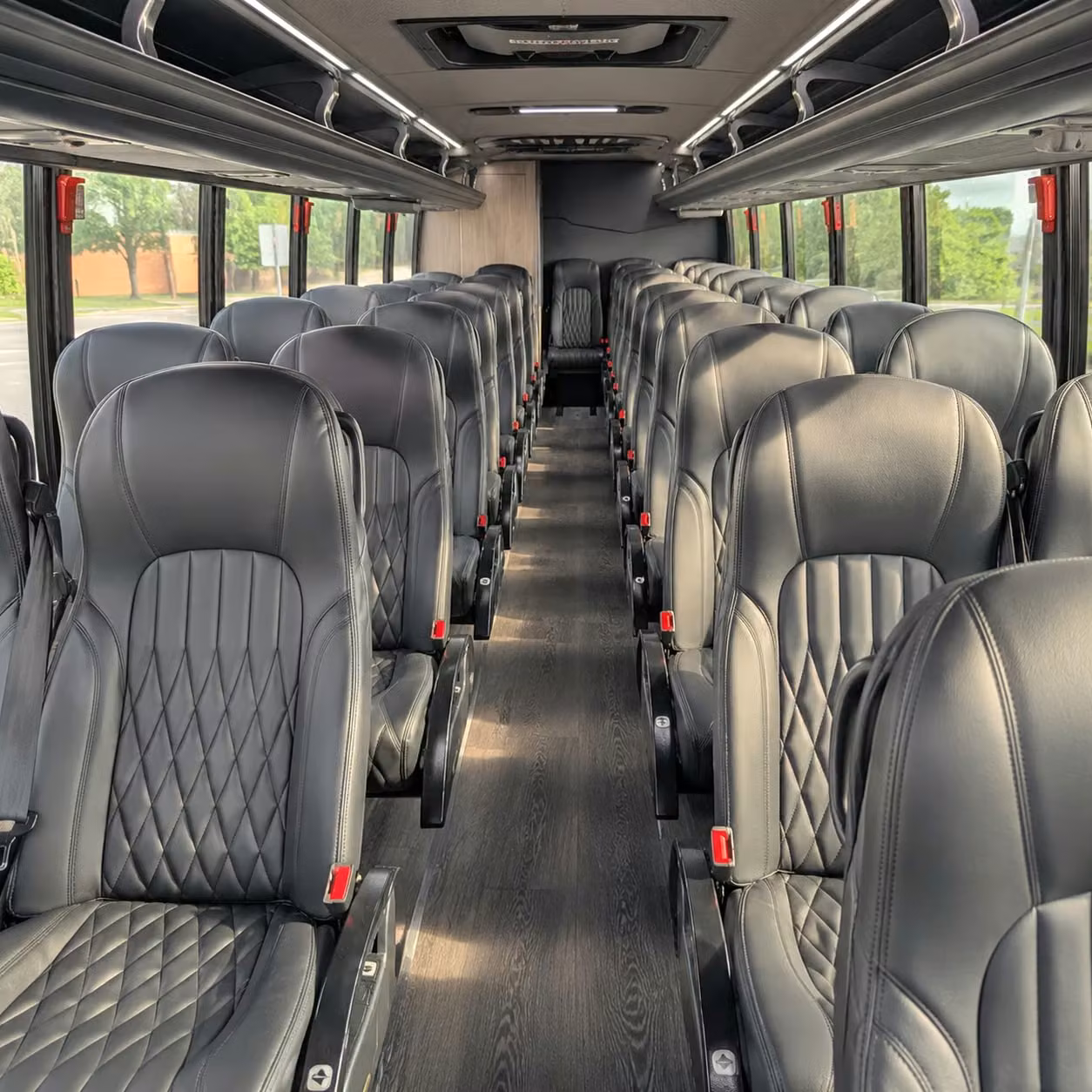 35 passenger minibus interior