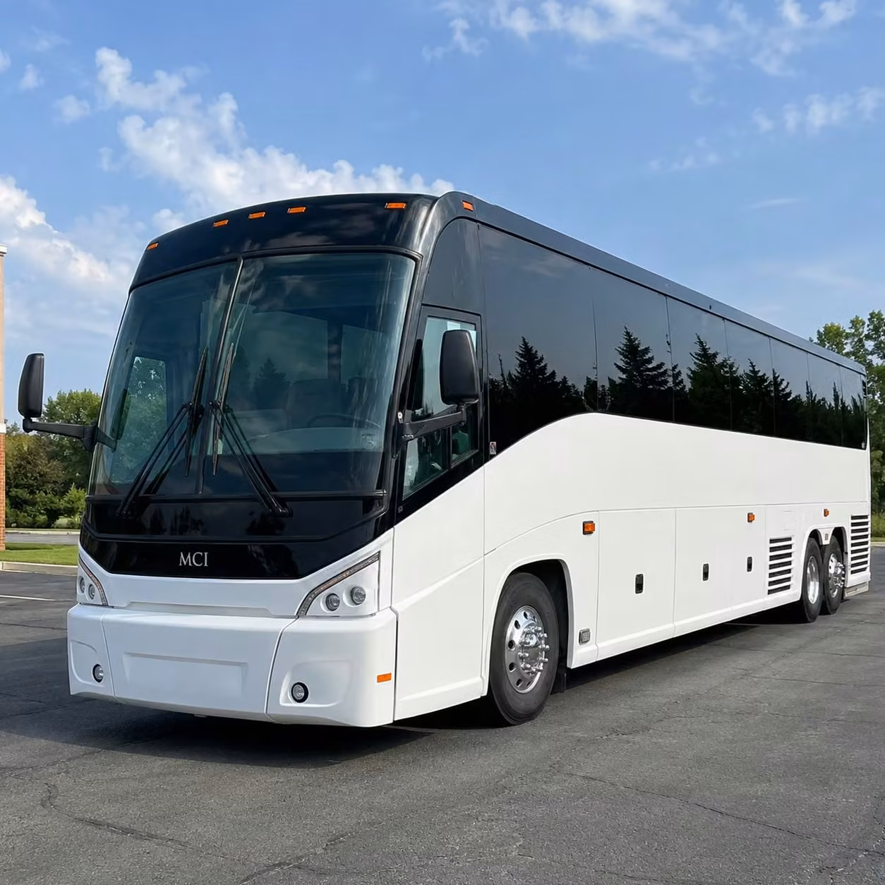 charter bus transportation for westover air reserve base personnel in springfield