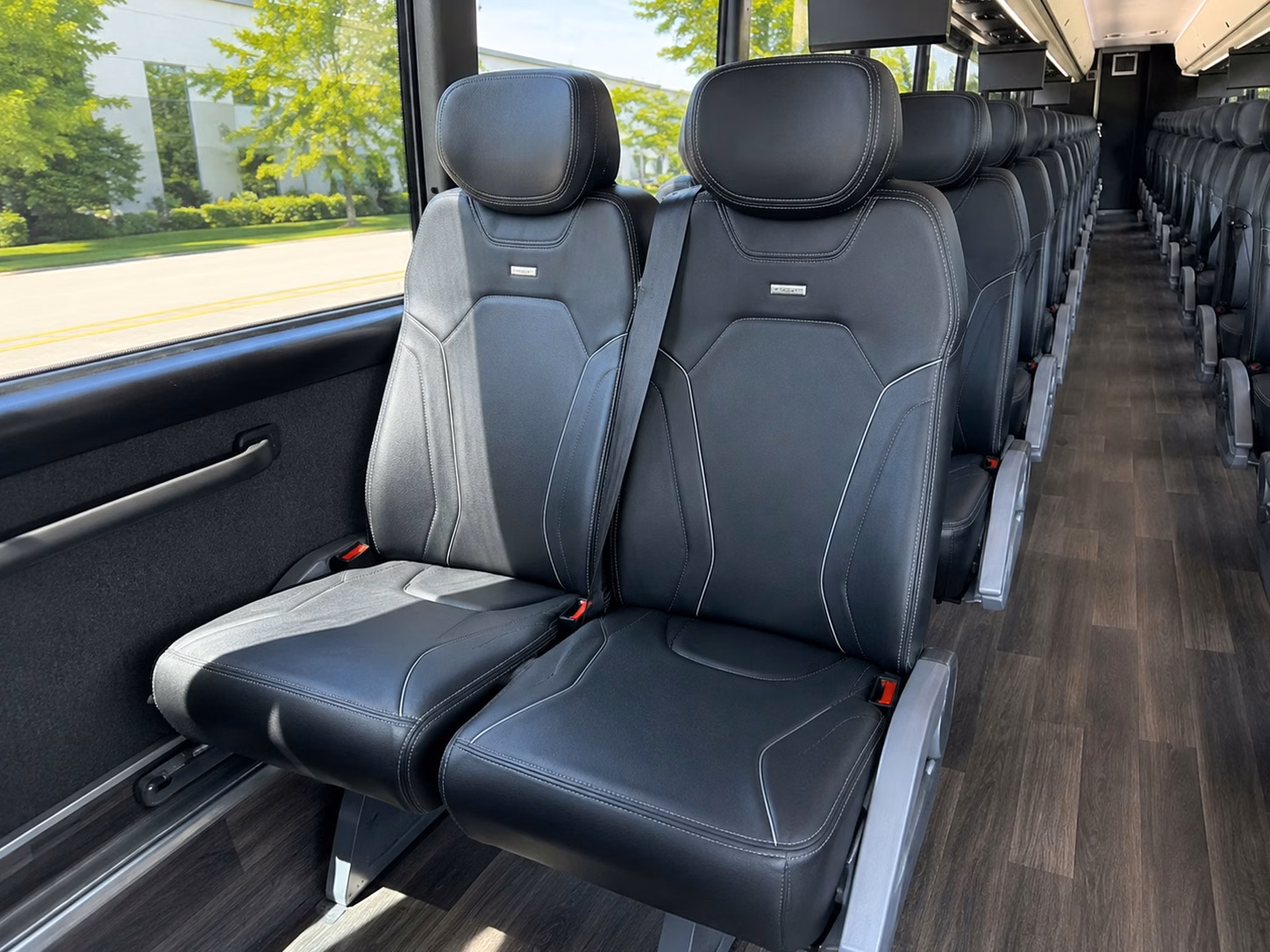 use a charter bus to move large wedding guests groups across the pioneer valley